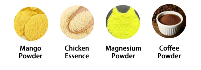 Poudres de séchage appliquées