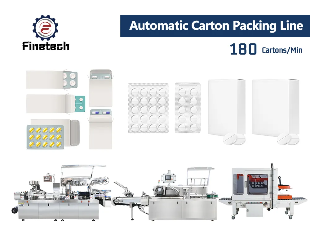 Ligne d'emballage automatique de cartons