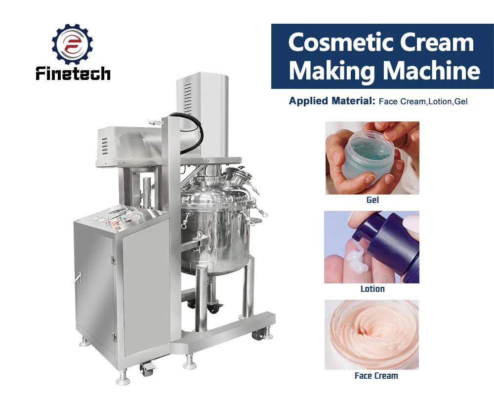 Maschine zur Herstellung von kosmetischer Creme