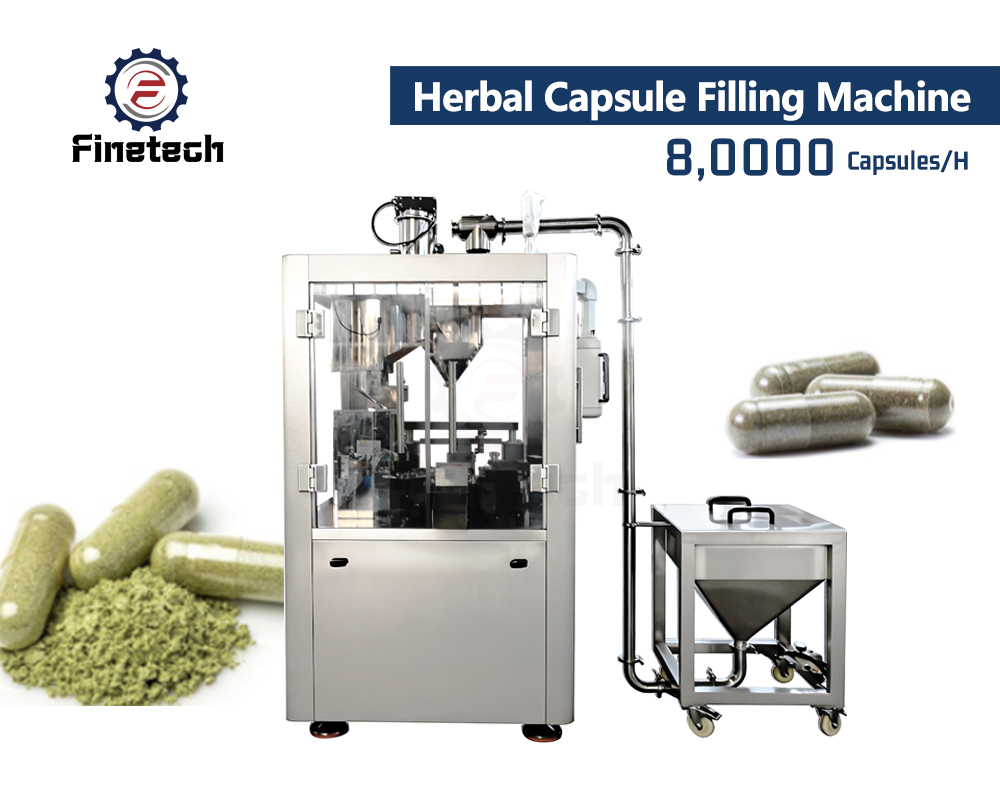 Máquina llenadora de cápsulas de hierbas