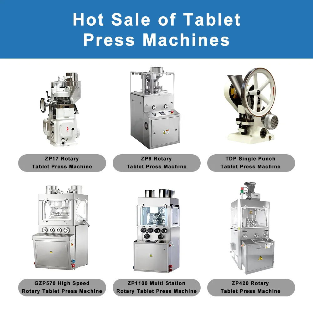 2026 Hot Sale: Tablet Press Machine Models Recommended for Your Business 11 Heiße Verkaufstablettenpressen