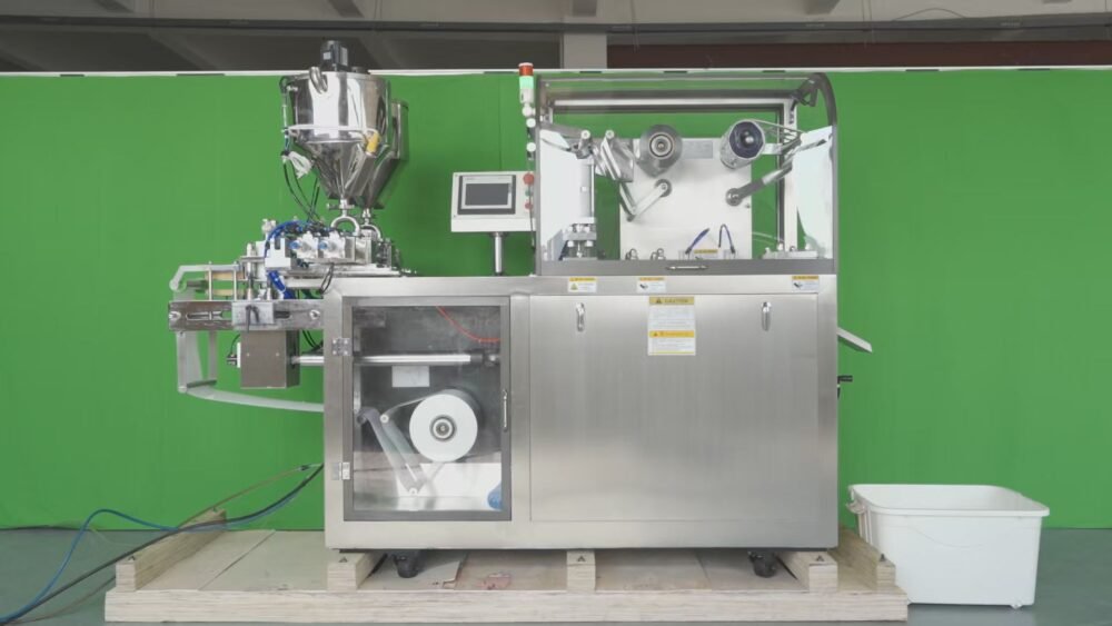 Machine à emballer les blisters de liquides2