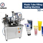 Máquina llenadora y selladora de tubos de plástico