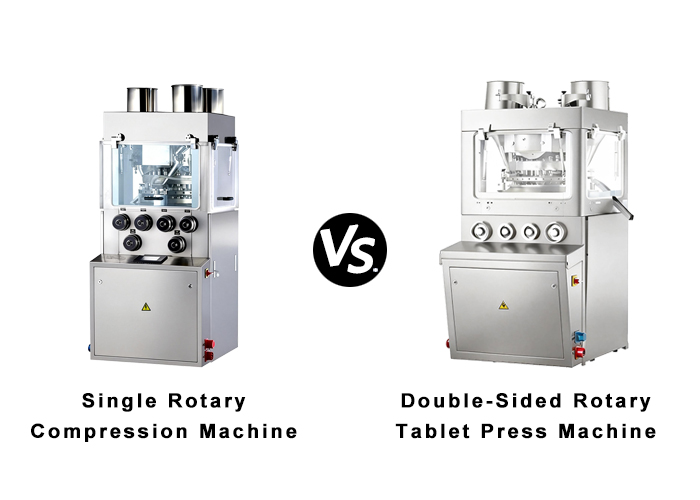 Einseitige Rundlauf- vs. beidseitige Rundlauf-Tablettenpressmaschine