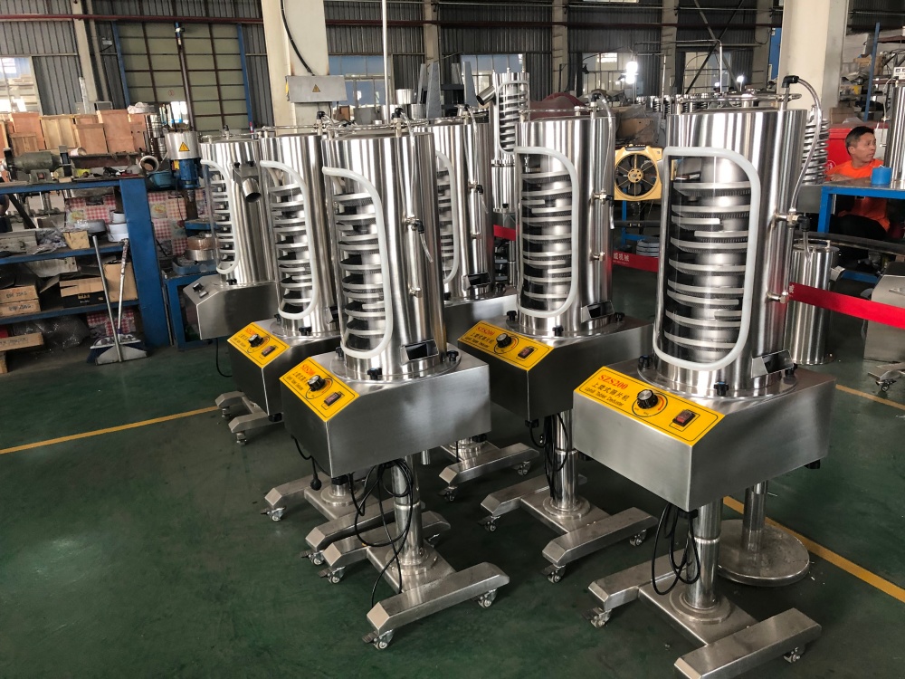 Máquina desempolvadora de tabletas