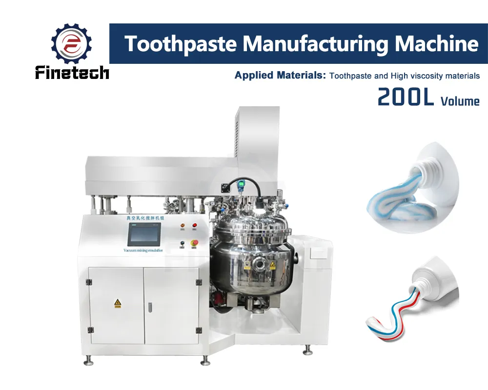 Maschine zur Herstellung von Zahnpasta