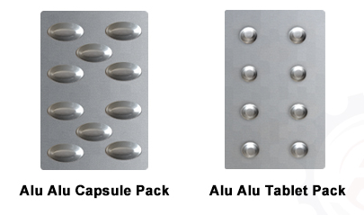 Alu Alu Tablet Packing Machine 2 Alu Alu Blister Pack
