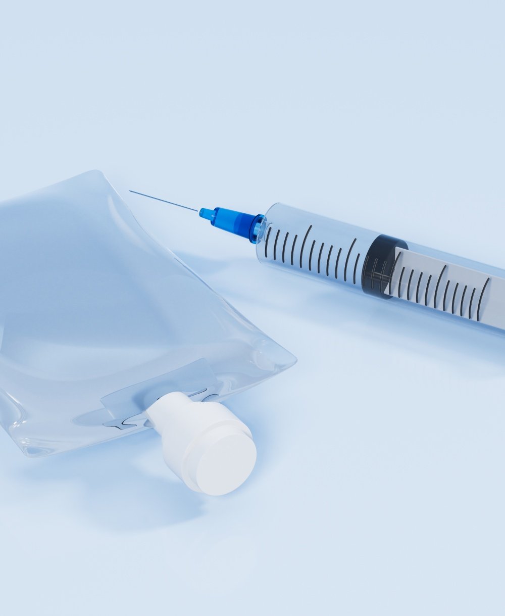 Pharmaceutical bags for liquid