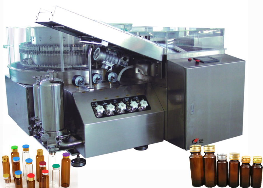Machine à laver les flacons par ultrasons