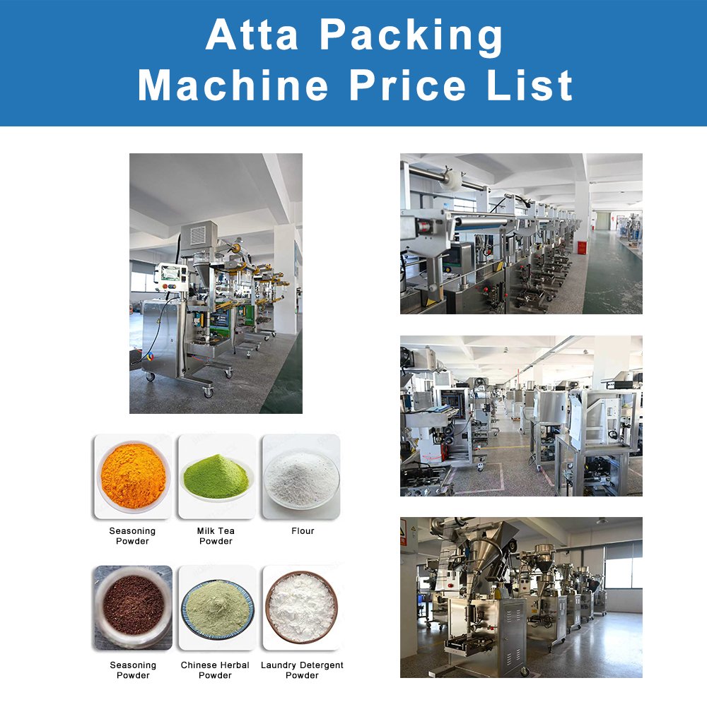 Atta Packing Machine Price List