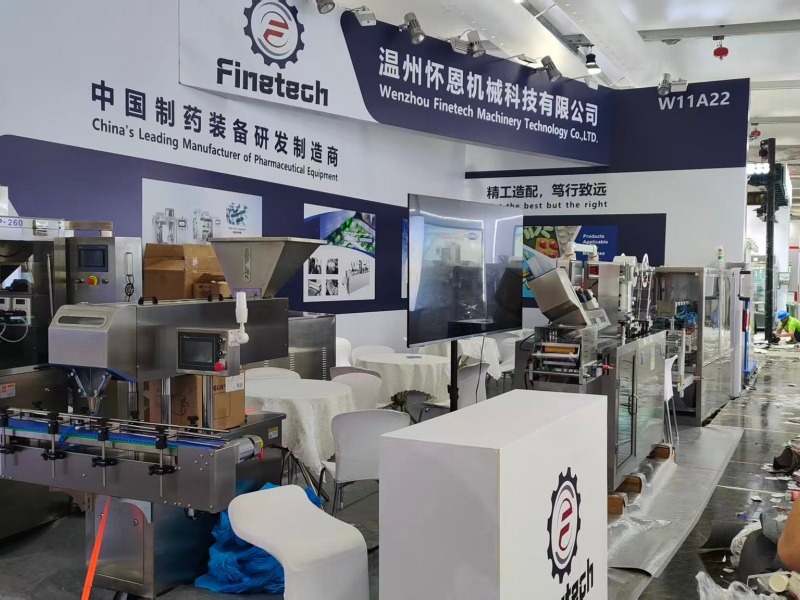 Report on Finetech's Participation in The 2026 Shanghai CPHI Exhibition 6 Finetech already installed Booth