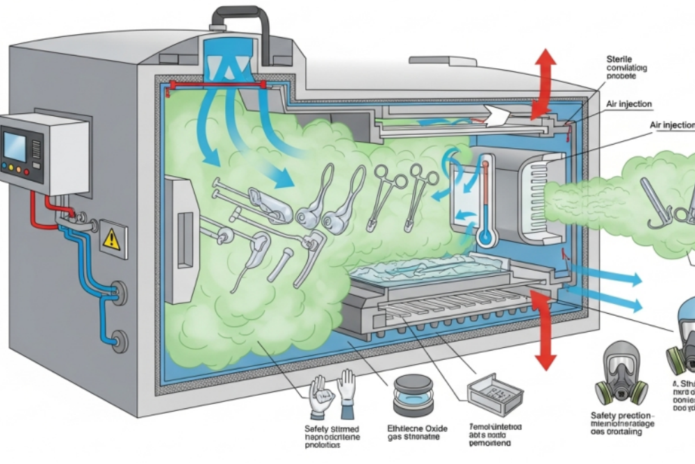 Gas based sterilization