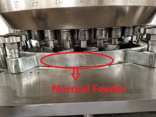 Brausetabletten-Pressmaschine 3 Normaler Zuführer