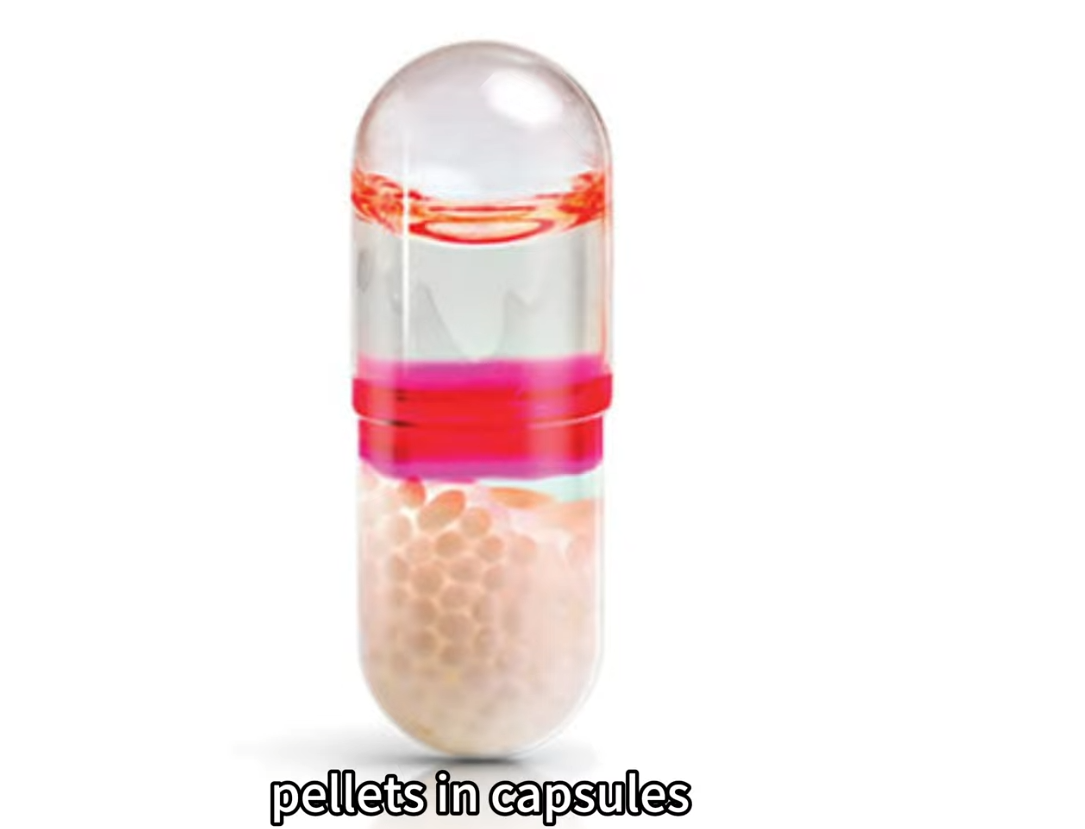 Pellets in Kapseln