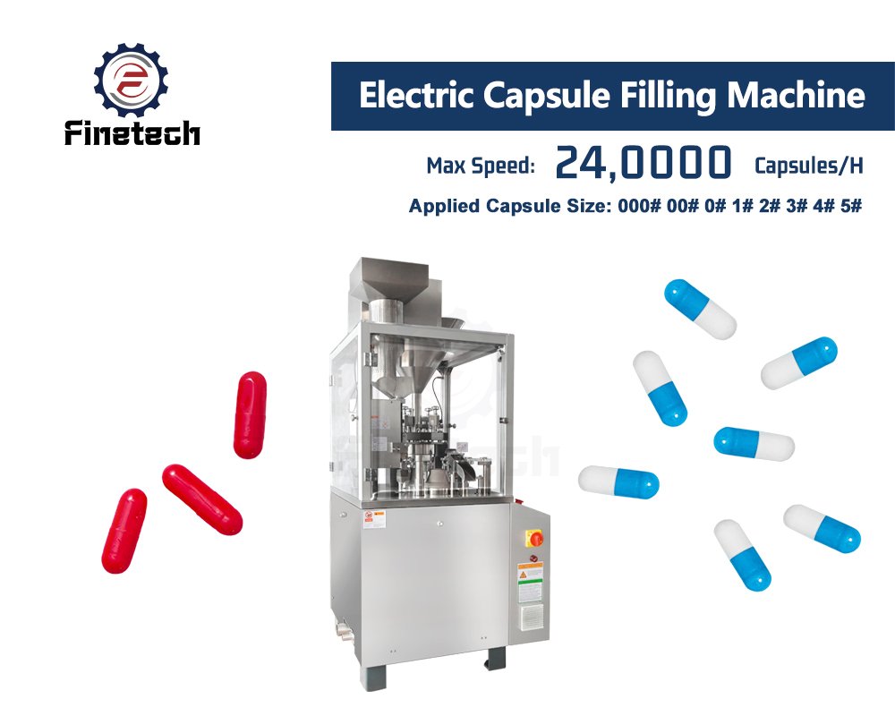 Elektrische Kapselabfüllmaschine