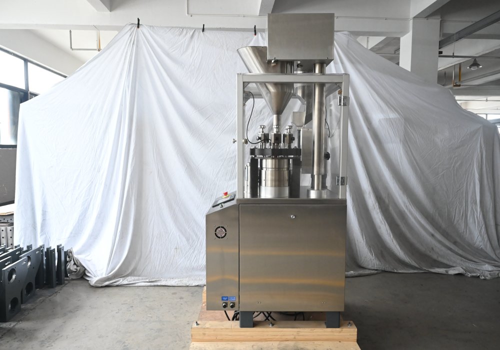 Elektrische Kapselabfüllmaschine 1