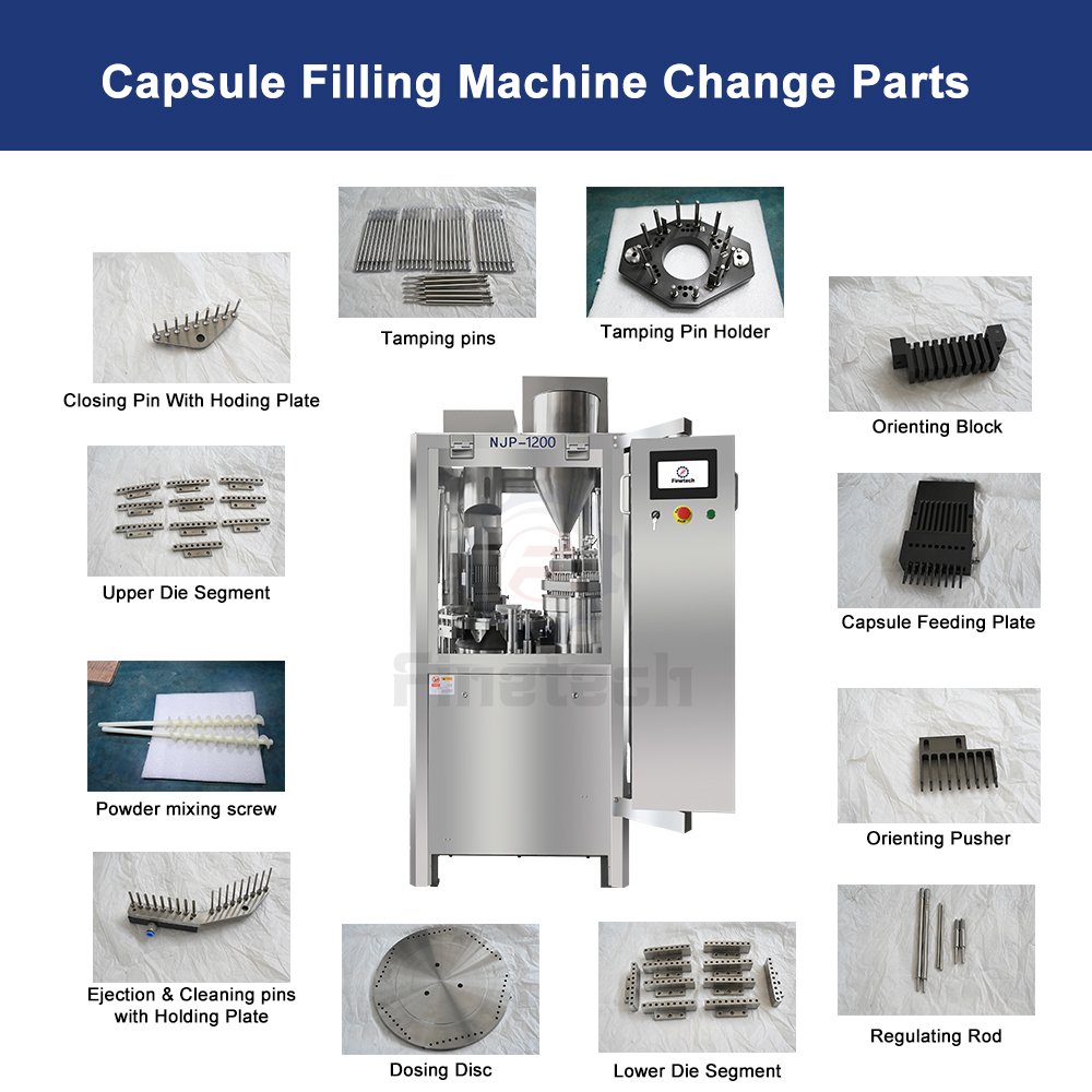 Capsule Filling Machine Change Parts