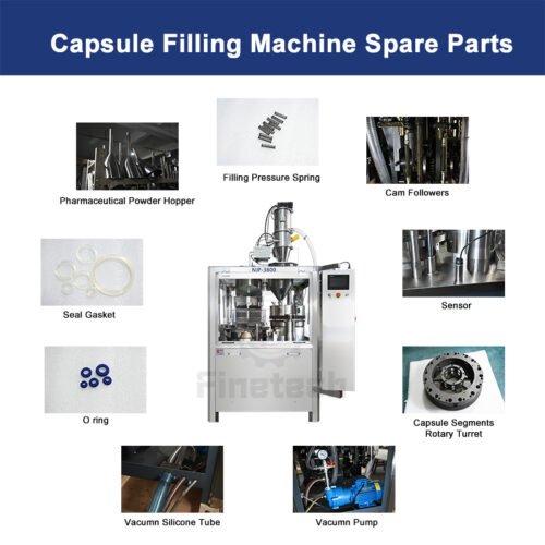 Home 11 Capsule Filling Machine Spare Parts