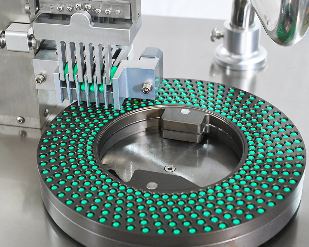 CGN208-DP Tabletten-Kapsel-Abfüllmaschine 10 Kapselplatte