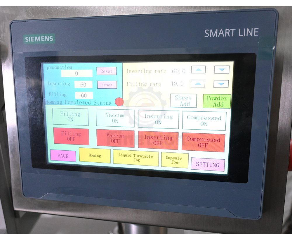 CGN208-DP Tabletten-Kapselbefüllmaschine 8 HMI-Panel