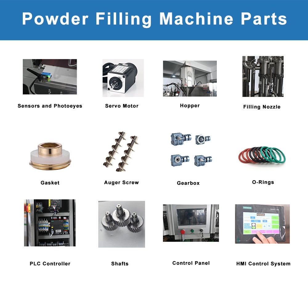 Powder Filling Machine Parts