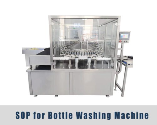 Home 9 SOP For Bottle Washing Machine