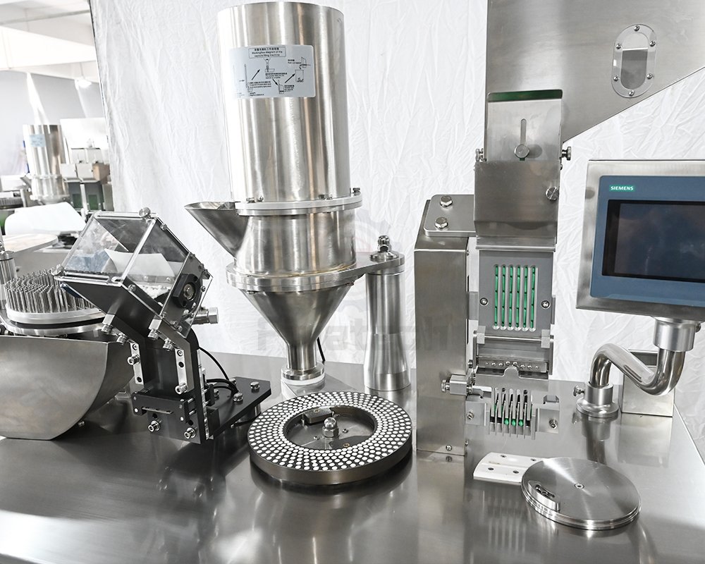 CGN208-DP Tabletten-Kapsel-Abfüllmaschine 5 Gehäuse aus rostfreiem Stahl